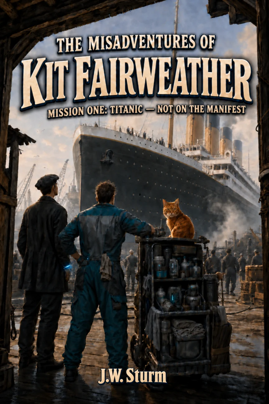 The Misadventures of Kit Fairweather, Mission One: Titanic — Not on the Manifest, by J.W. Sturm
